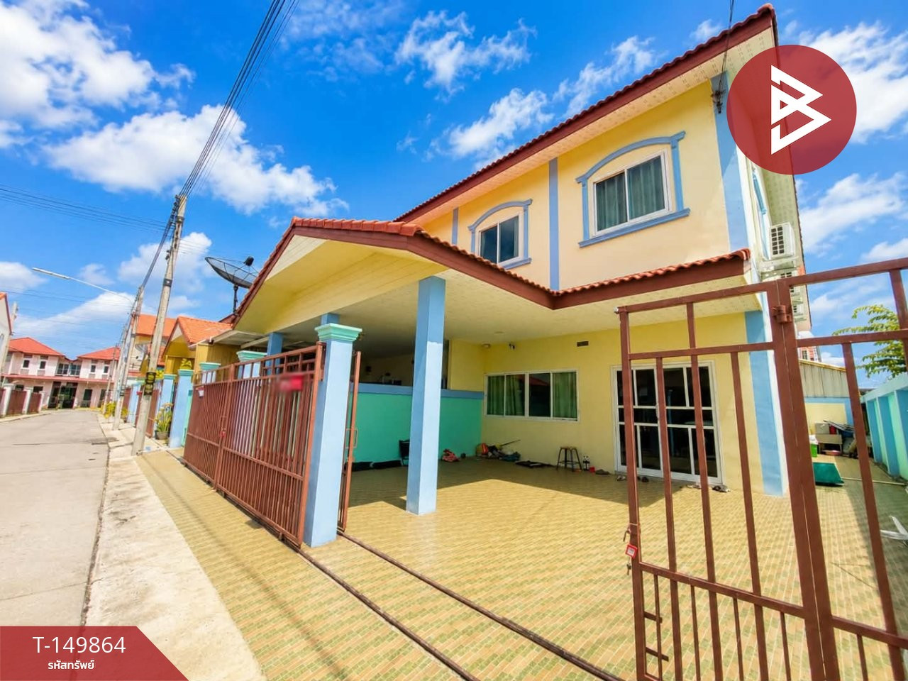 ขายบ้านแฝด หมู่บ้านศิริทรัพย์4 เศรษฐกิจ-พุทธสาคร สมุทรสาคร