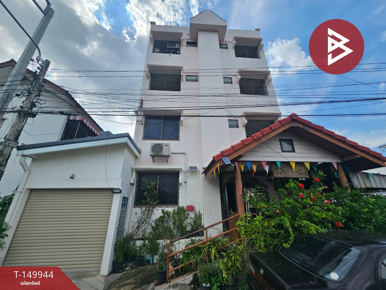 ขายอพาร์ทเม้นท์ 4 ชั้นเนื้อที่ 49 ตร.วา บางนา-ตราด 37  บางพลี สมุทรปราการ