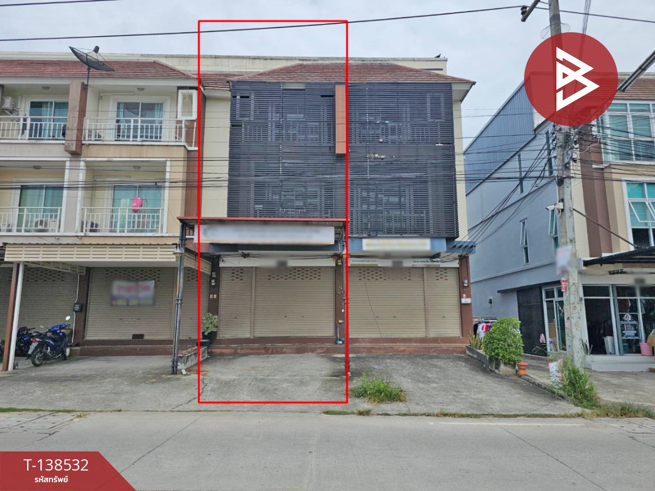 ขายอาคารพาณิชย์ หมู่บ้านมณีรินทร์ เพลส2 ศรีราชา (Maneerin Place2 Sriracha) ชลบุรี