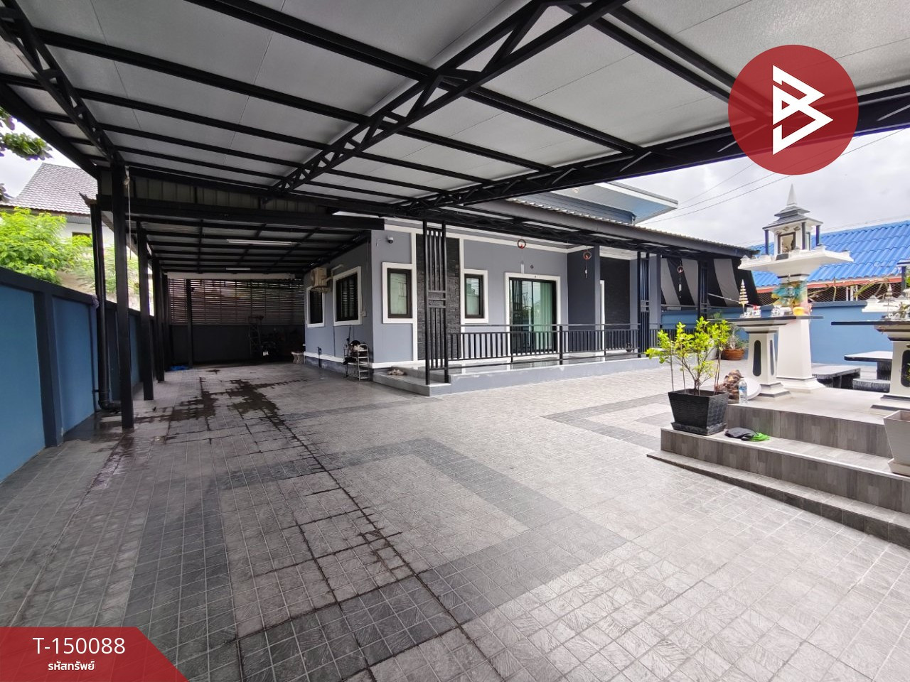 ขายด่วนบ้านเดี่ยว เนื้อที่ 84 ตารางวา บ้านโป่ง ราชบุรี ทำเลดี
