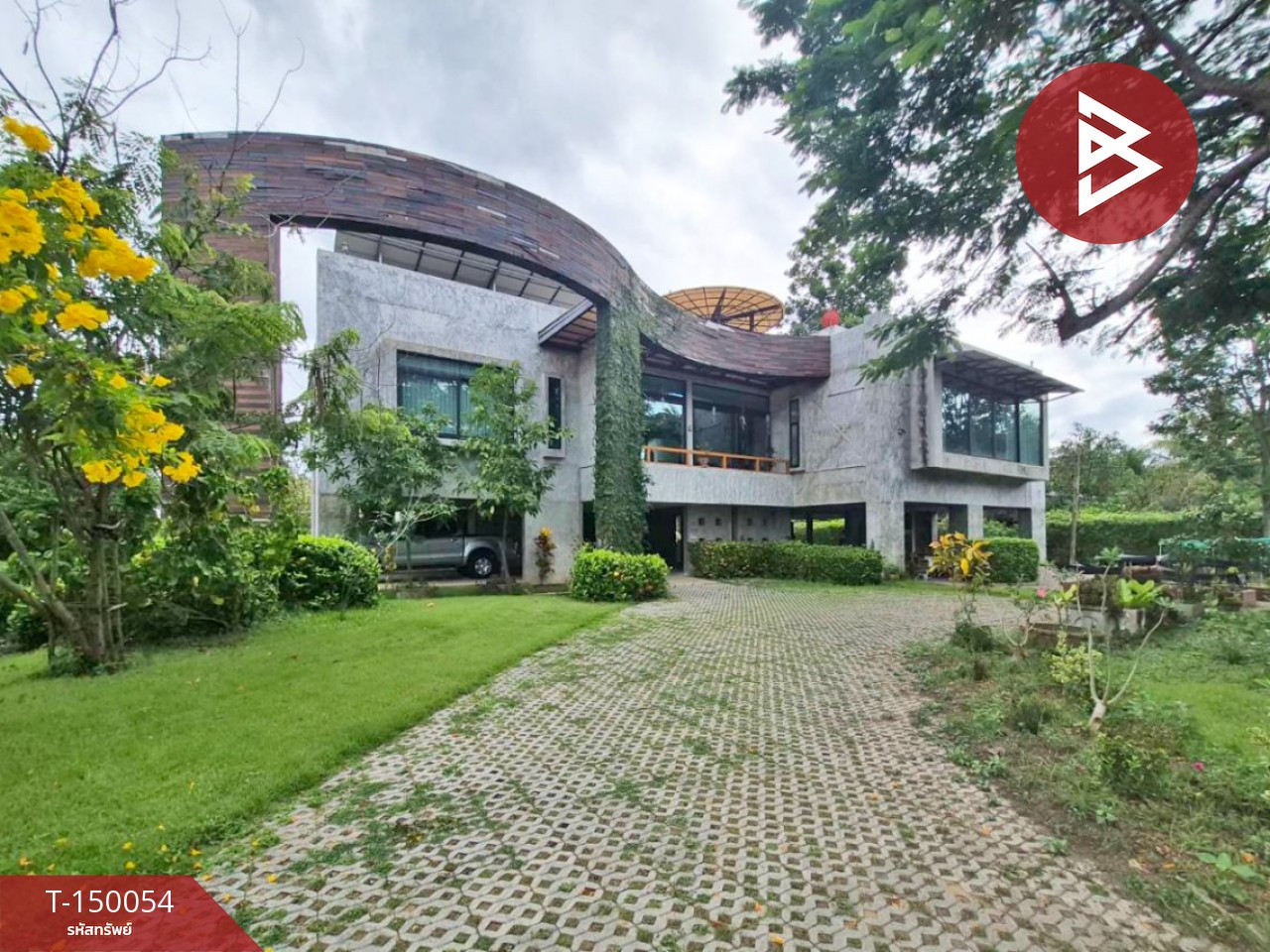 ขายบ้านเดี่ยวพร้อมที่ดิน เนื้อที่ 3 ไร่ 1 งาน 88 ตร.วา อัมพวา สมุทรสงคราม