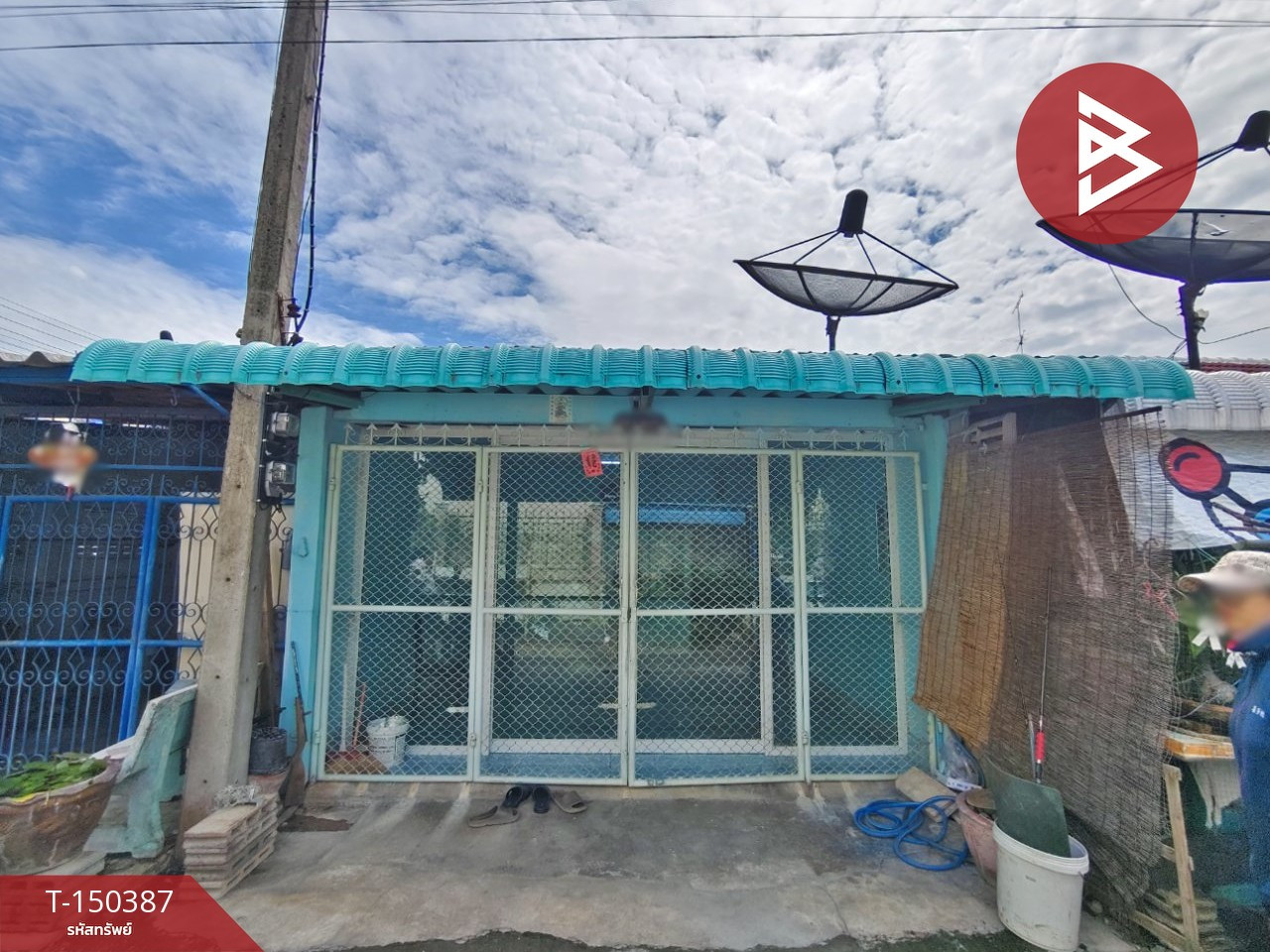 ขายทาวน์เฮ้าส์ชั้นเดียว เนื้อที่ 21 ตร.วา บ้านโป่ง ราชบุรี