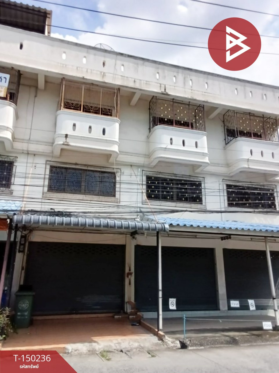 ขายอาคารพาณิชย์ 3 ชั้นครึ่ง เนื้อที่ 17 ตร.วา ธัญบุรี ปทุมธานี