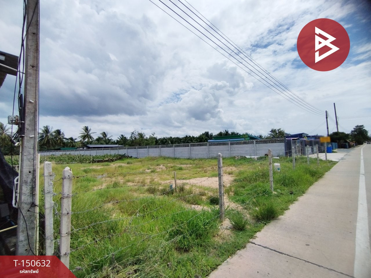 ขายที่ดิน เนื้อที่ 1 ไร่ 55 ตร.วา บ้านแพ้ว สมุทรสาคร