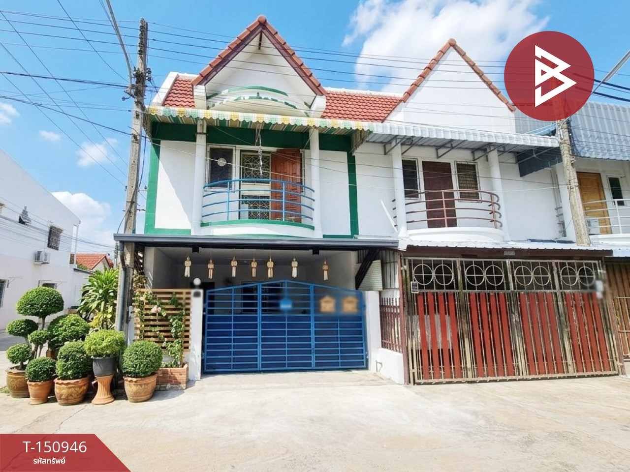 ขายทาวน์เฮ้าส์ 2 ชั้น เนื้อที่ 18.3 ตร.วา หนองปลิง นครสวรรค์