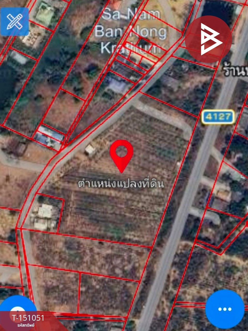 ขายที่ดินหินกอง ราชบุรี 12 ไร่ 2 งาน 77 ตร.วา ติดถนนหลัก