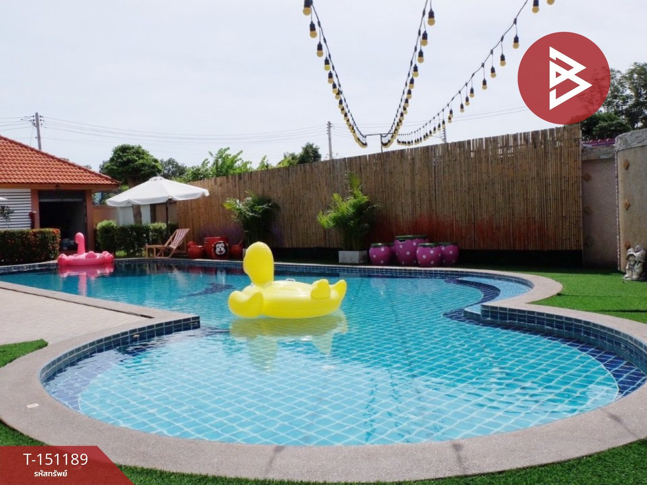 ขายบ้านเดี่ยวพูลวิลล่า เนื้อที่ 2 งาน 84 ตร.วา บางละมุง ชลบุรี