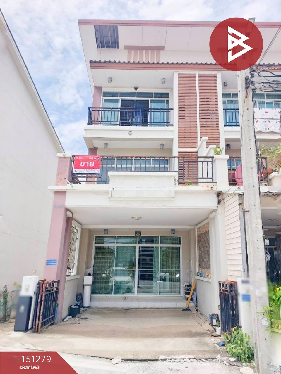 ขายอาคารพาณิชย์หลังริม เนื้อที่ 25.2 ตารางวา หมู่บ้านทรัพย์รุ่งเรืองซิตี้ สมุทรปราการ