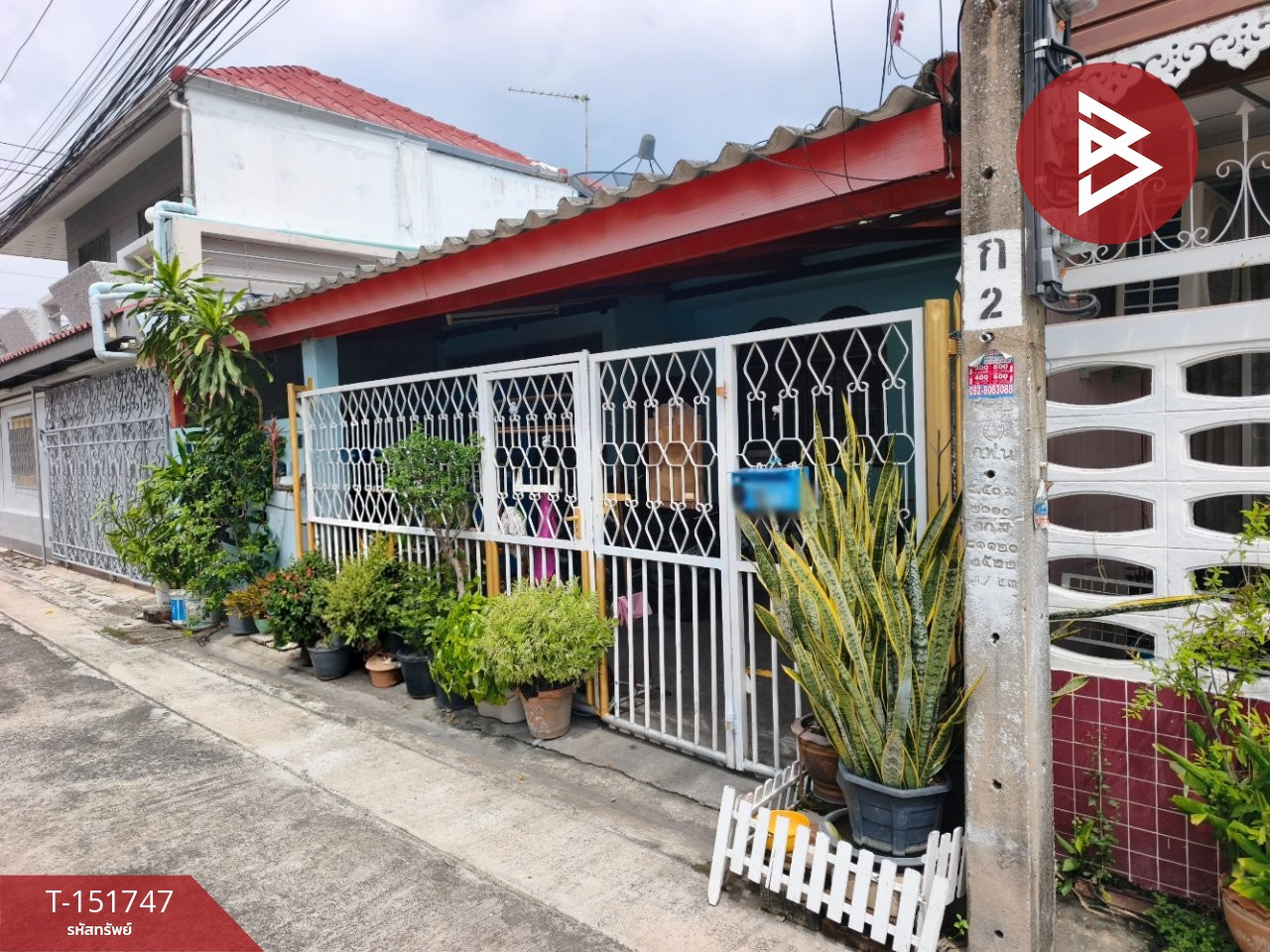 ขายบ้านแฝด หมู่บ้านฮอลลีวู้ด อ่อนนุช 17 (Hollywood Village On Nut 17) แยก9 สวนหลวง กรุงเทพฯ
