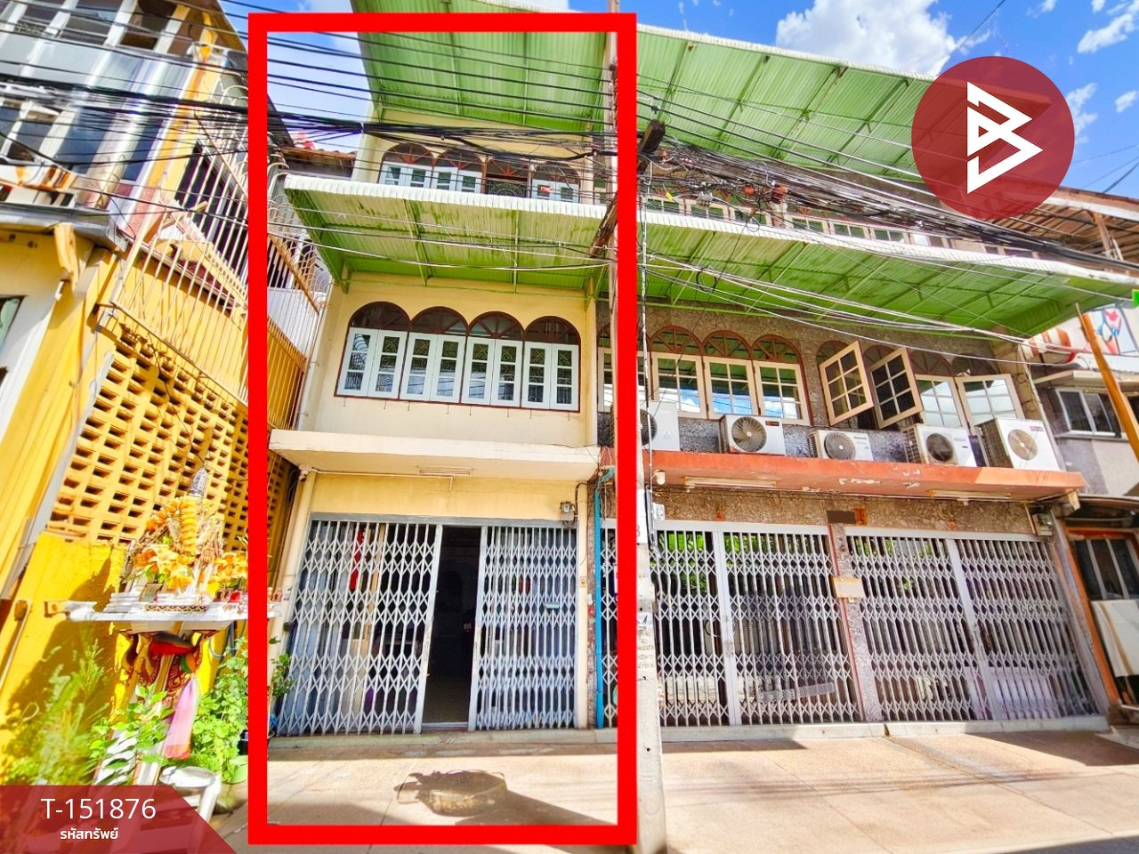 ขายอาคารพาณิชย์ 3 ชั้น เนื้อที่ 16.2 ตร.วา คลองสาน กรุงเทพมหานคร