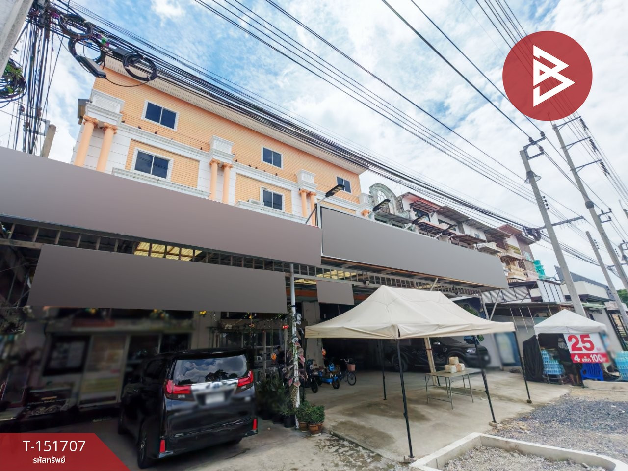 ขายอาคารพาณิชย์​ 2​ คูหา​ 4 ชั้น อ.บางพลี สมุทรปราการ​ ทำเลหนามแดง-เทพารักษ์