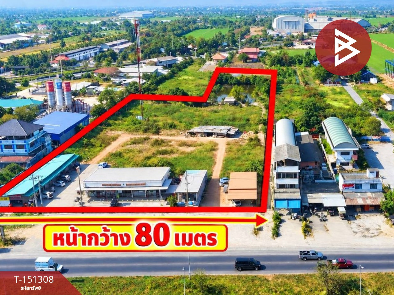 ขายที่ดินพร้อมสิ่งปลูกสร้าง เนื้อที่ 9 ไร่ 1 งาน 2 ตร.วา  ลาดหลุมแก้ว ปทุมธานี