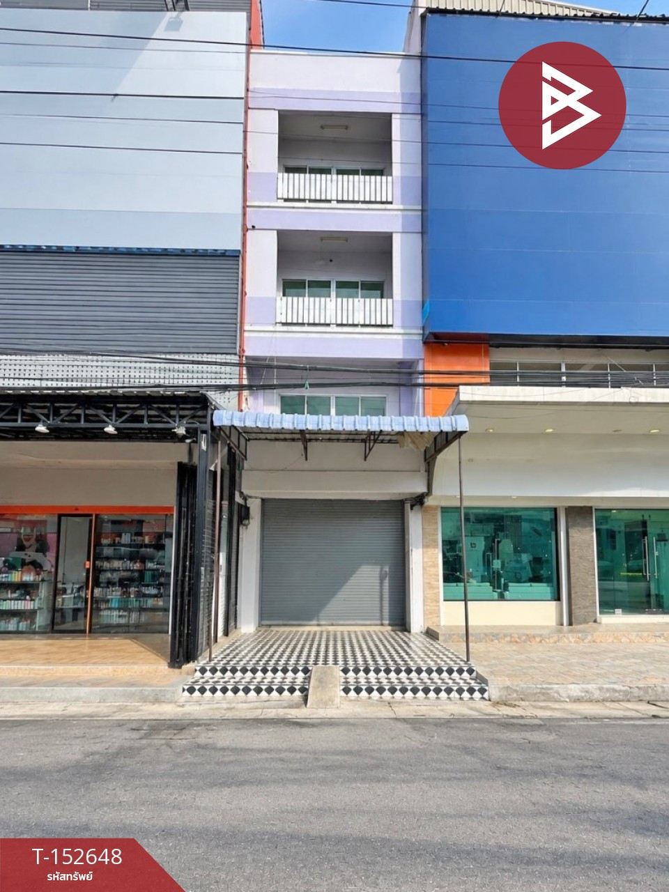 ขายอาคารพาณิชย์ ถ.เพชรเกษม เนื้อที่ 18 ตร.วา หน้าเมือง ราชบุรี