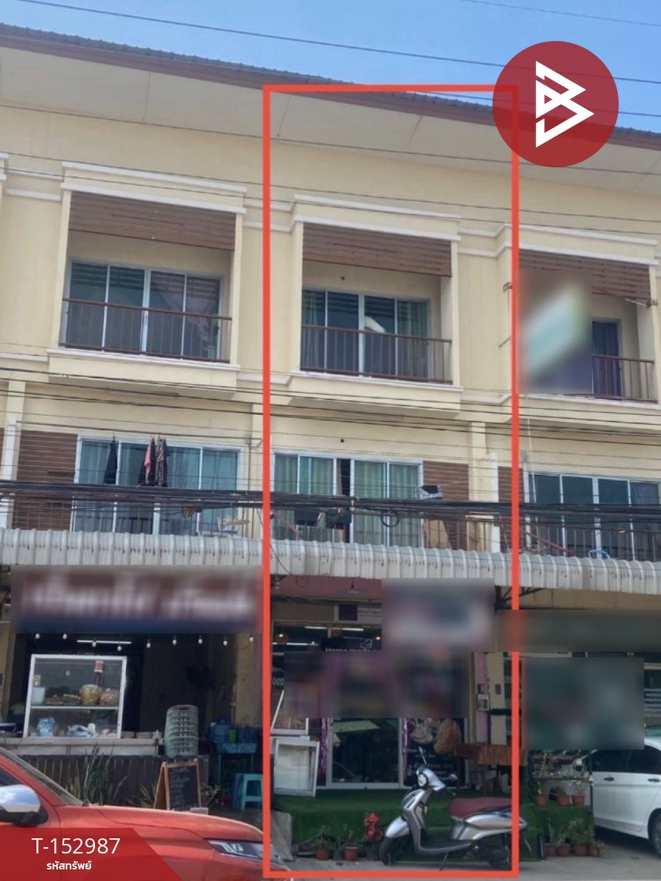 ขายอาคารพาณิชย์ 3 ชั้น เนื้อที่ 19.5 ตร.วา บ้านบ่อ สมุทรสาคร
