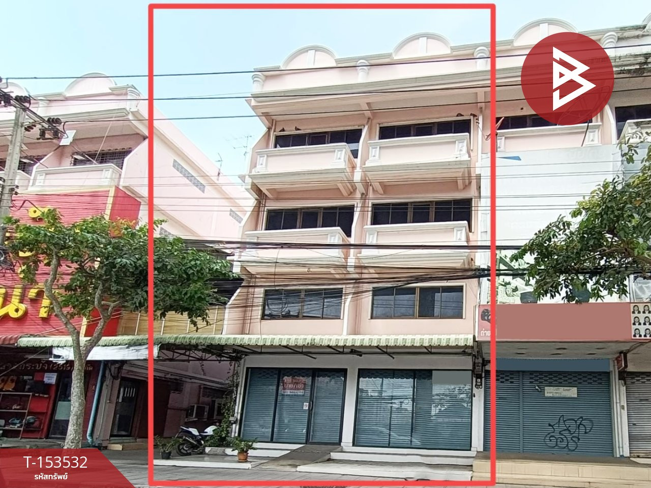ขาย/เช่า อาคาพาณิชย์ 4 ชั้น เนื้อที่ 44.5 ตร.วา ติดถนนลาดกระบัง กรุงเทพฯ ทำเลดี