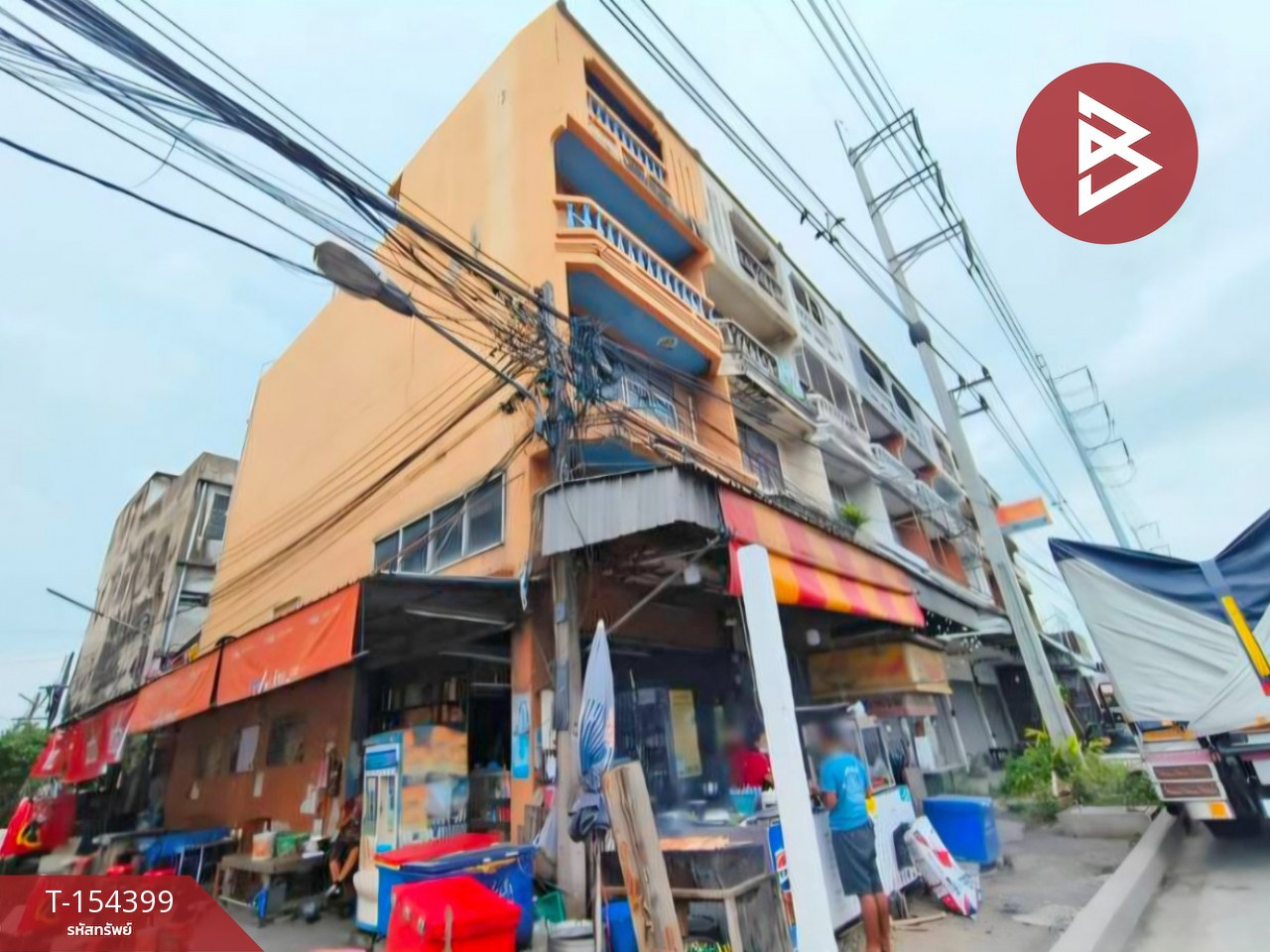 ขายอาคารพาณิชย์ 4.5 ชั้น ถ.ลำลูกกา เนื้อที่ 18 ตร.วา ลำลูกกา ปทุมธานี