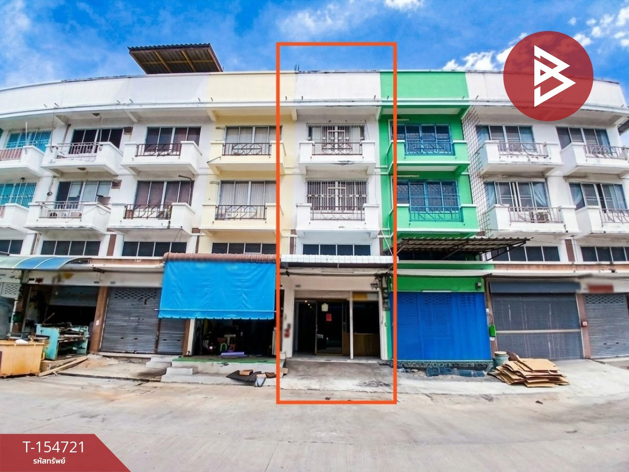 ขายอาคารพาณิชย์ 3 ชั้น หมู่บ้านทรัพย์รุ่งเรือง บางปู สมุทรปราการ
