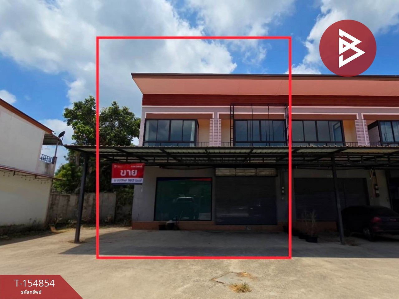 ขายอาคารพาณิชย์ 2 ชั้น 2 คูหา เนื้อที่ 86.3 ตร.วา บ้านเพ ระยอง