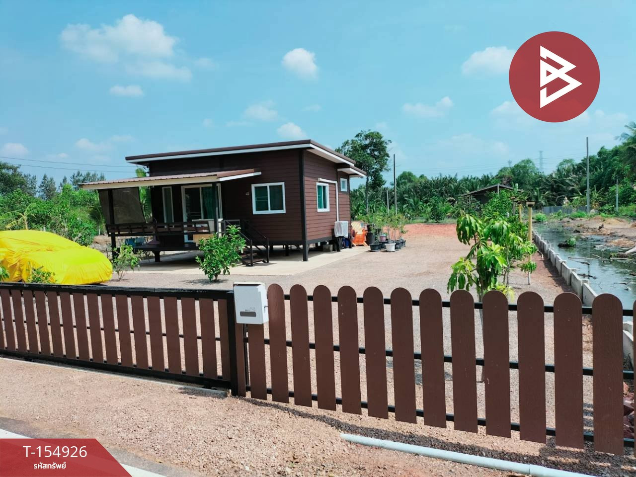 ขายบ้านเดี่ยวพร้อมที่ดิน เนื้อที่ 215 ตร.วา นางตะเคียน สมุทรสงคราม