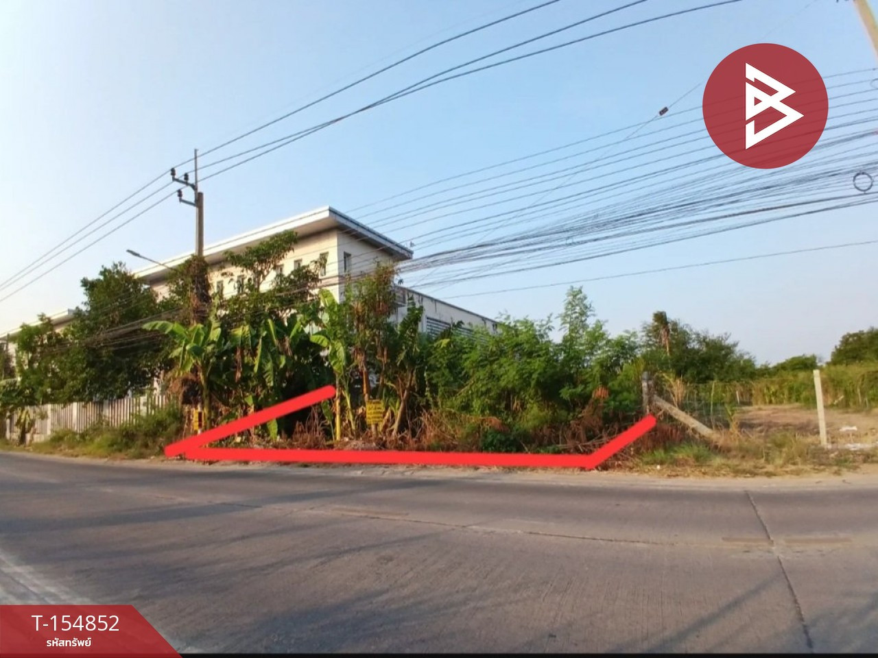 ขายที่ดิน เนื้อที่ 165.4 ตารางวา บางใหญ่ นนทบุรี ทำเลดี